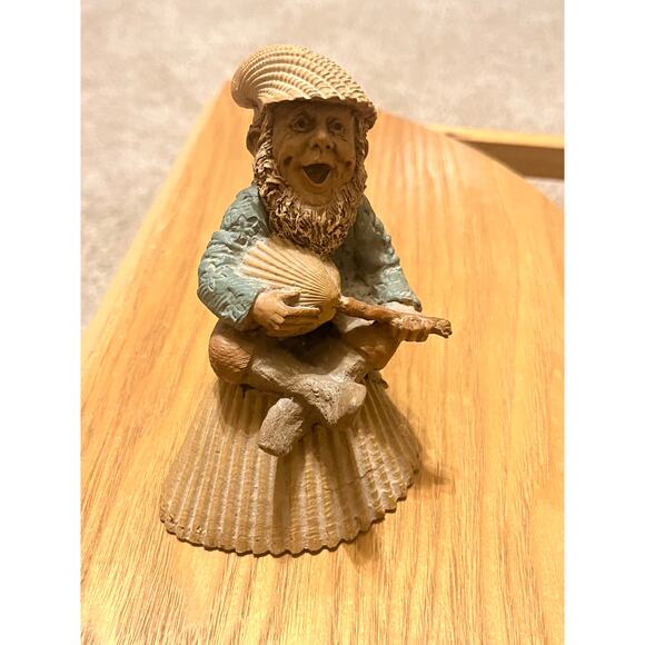 Vintage Tim Clarke Gnome Figurine Jacques Beach Bum RETIRED - Picture 1 of 10